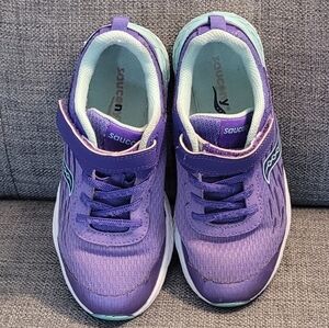 Saucony Kids Purple Sneakers Size 1